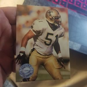Sam mills #78 1991 pro set platinum football card